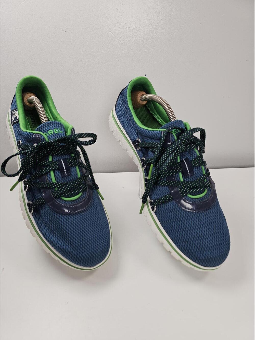 Sorel Women's Blue and Green Casual Sneakers